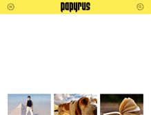 Tablet Screenshot of papyrus-magazin.de